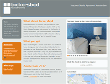 Tablet Screenshot of bickersbed.nl